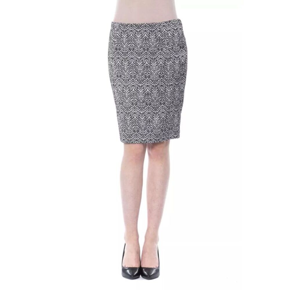 BYBLOS Black Viscose Women Women's Skirt